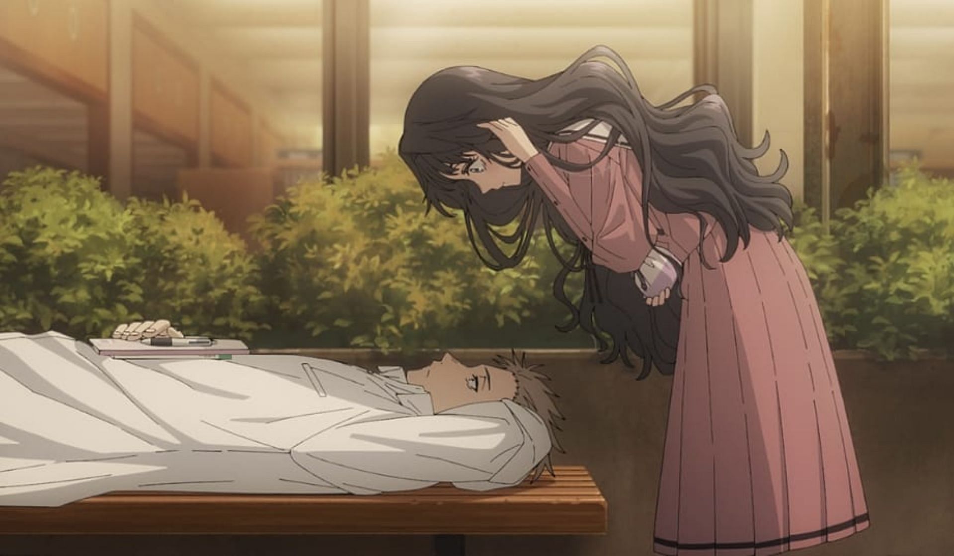 Rintaro and Kaoruko, as seen in the preview (Image via CloverWorks)